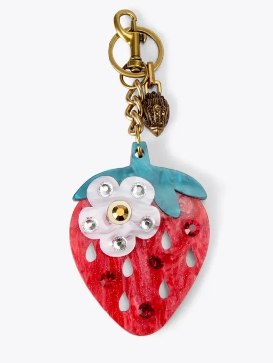 Kurt Geiger Other - Kurt Geiger Strawberry Keyring Bag Charm